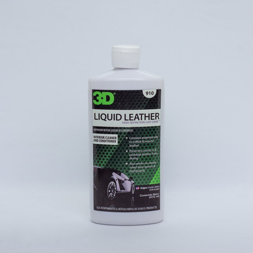 Imagen 1 de 3 de 3d Liquid Leather Acondicionador De Cueros