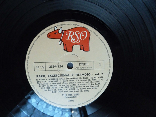Disco Vinilo Bee Gees Raro Excepcional Y Hermoso Vol.ii (Usado)