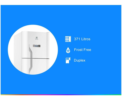 Refrigerador Frost Free 371 Litros Dfn41 Electrolux