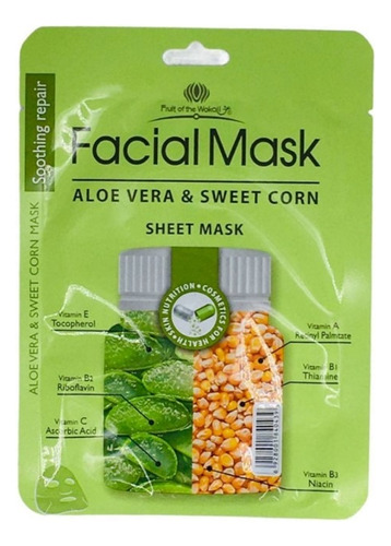 Facial Mask Aloe Vera & Sweet Corn  Fruit Of The Wakali