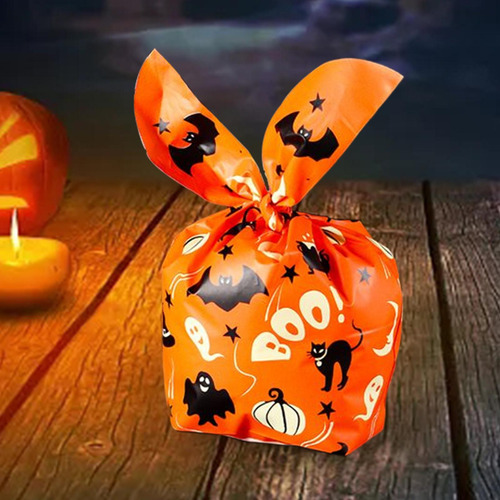 3 Bolsa De Dulces Bolsas De Regalo De Naranja B 17cmx10cm