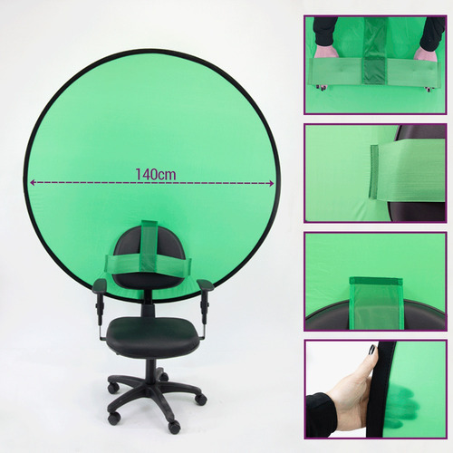 Imagem 4 de 8 de Chroma Key Portátil P/ Streamers, Gamers E Gravação De Lives