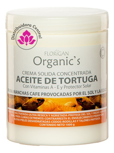 Crema Protectora Concentrada Aceite Tortuga Florigan® 600grs