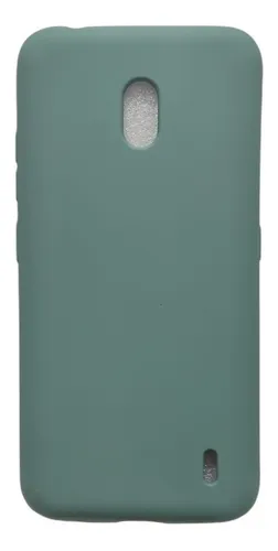Estuche Forro Goma Nokia 2.2 + Vidrio Templado