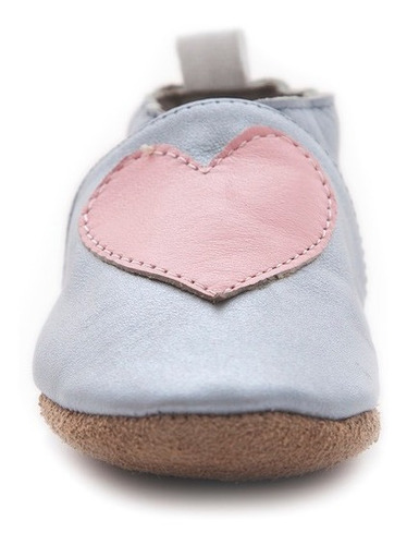 Imagen 4 de 9 de Suabs, Corazón Plateado. Zapatos Para Bebé Niña.