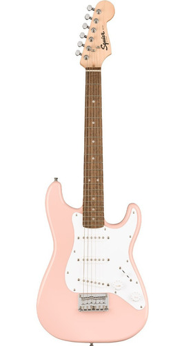 Guitarra Eléctrica Squier Mini Stratocaster Lrl Rosa