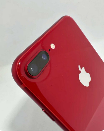 Imagen 4 de 4 de iPhone 8 Plus 64gb Rojo Cargador Cable Funda Glass Premium