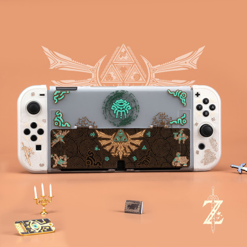 Carcasa Para Nintendo Switch Oled Zelda Tears Of The Kingdom