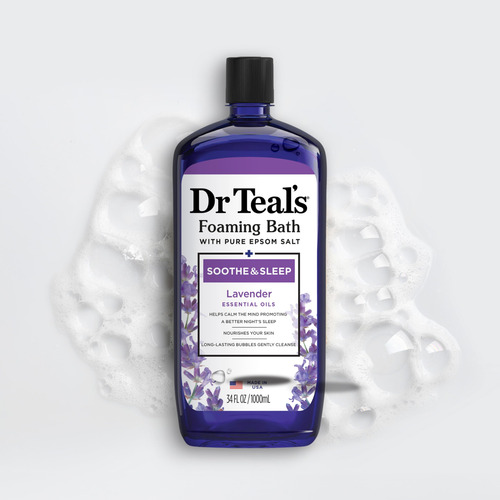 Dr Teal's Foaming Bath With Pure Epsom Salt, Soothe & Sleep