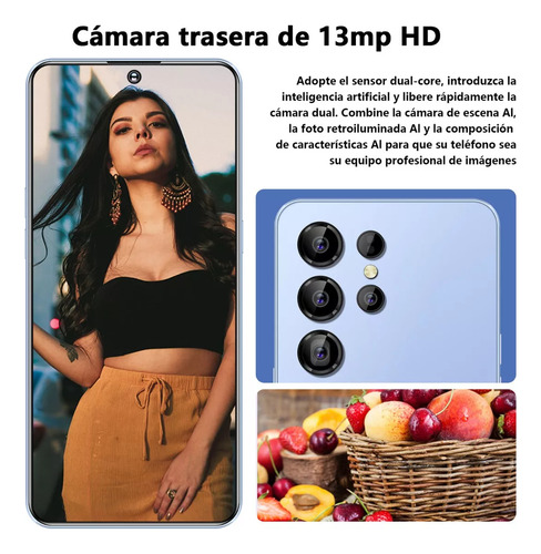 Teléfonos Inteligentes Android Baratos 4g S23 Ultra 6.53 En Ram3gb Y Rom64gb