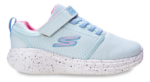 Tênis Infantil Go Run Fast Earthy Gal Azul Claro Skechers