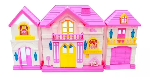 Playhouse infantil para boneca Barbie, acessórios para boneca