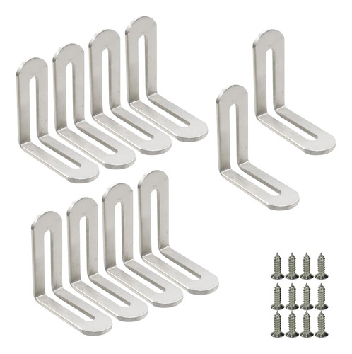 Soportes En L De Acero Inoxidable Para Estantería