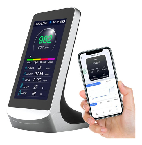 Monitor De Gases De Calidad Temperatura Del Aire Sensor Wifi