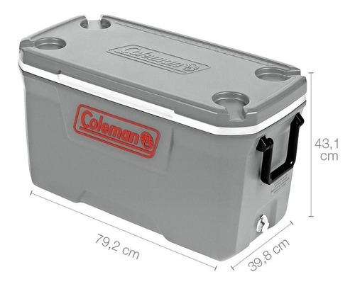 Heladera Conservadora Portatil Coleman Chest 70qt 66 Lts