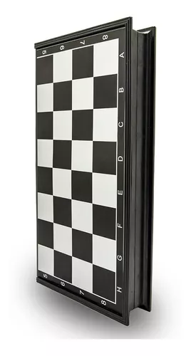 Tabuleiro de Xadrez Magnético Black & White 32x32cm Verito