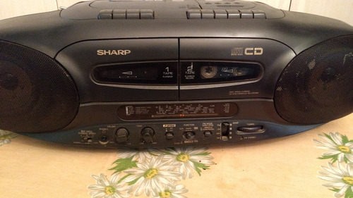 Rádio Cd Cassete Sharp Wd Cd 220