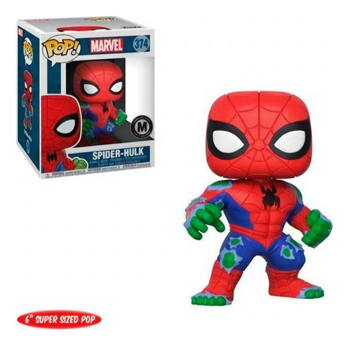 Figura de acción  Hombre Araña Spider-Hulk de Funko Pop!