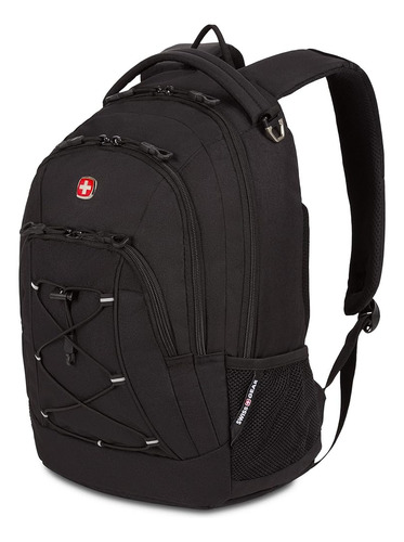 Mochila Bungee Swissgear 1186, Negra, 17 Pulgadas