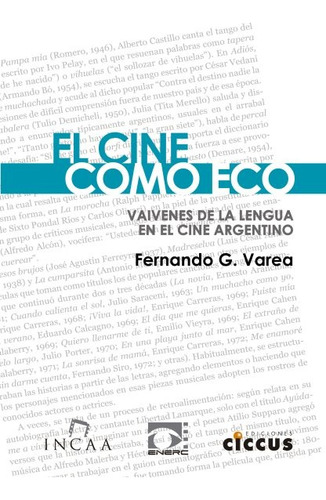 El Cine Como Eco - Varea, Fernando G