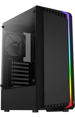 Aerocool Bionicv1bk Negro, Caja Gaming Rgb Atx