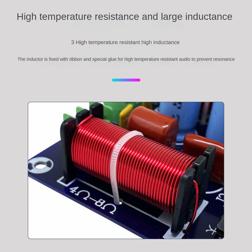 2 Unidades De 3 Vias, 250 W 850/5200 Hz, Divisor De Frequênc