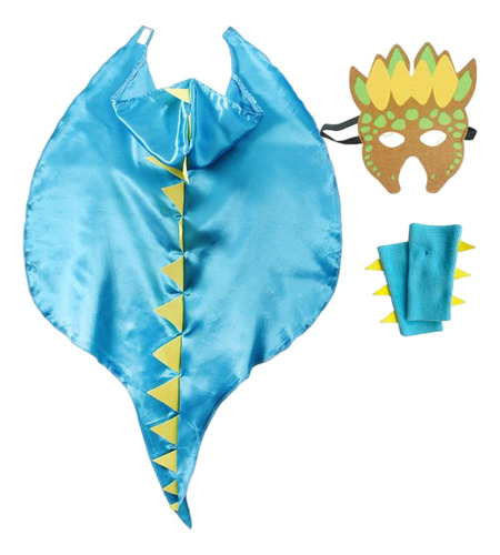 Disfraz De Dinosaurio Fantasía Capa Creativa Ropa, Con