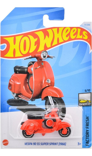 Hot Wheels Vespa 90 Ss Super Sprint (1966) (2024) Primera Ed