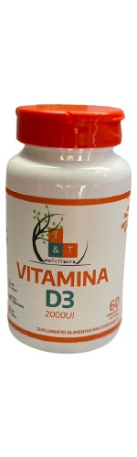 Vitamina D3 Colecalciferol 2000ui 60 Nutriterra