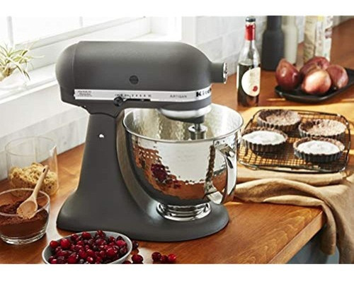 Kitchenaid Ksm5ssbhm Tazon Mezclador Con Soporte De Acero I Color Hammered Stainless Steel