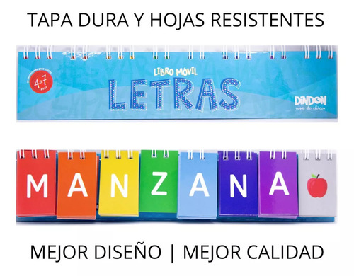 Imagen 7 de 7 de Libro movil de letras de Dindon Cosa de Chicos