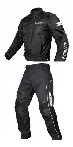 Conjunto Motoqueiro Texx Jaqueta Ronin Calça Tour Impermeave