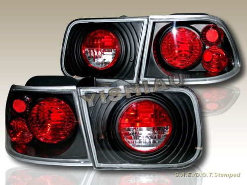 Fit For 1996-00 Honda Civic 2dr Coupe Tail Lights G2 Jdm Zzh