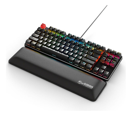 Reposa Muñecas Glorious Para Teclado Tkl Negro