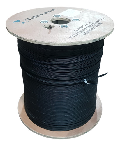 Fibra Drop Th 1 Hilo Con Mensajero 1km