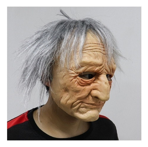 // Lazhu Halloween Espeluznante Abuelo Cara Humana
