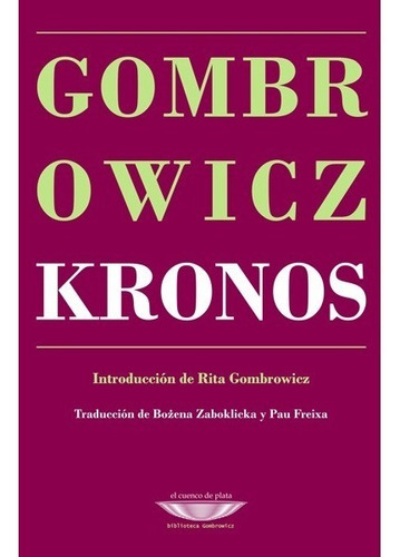 Kronos - Witold Gombrowicz - Cuenco De Plata