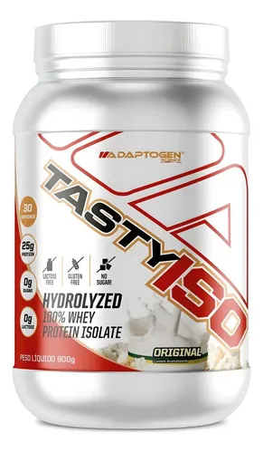 Whey Protein Isolado Adaptogen 900g Tasty Iso Sem Lactose