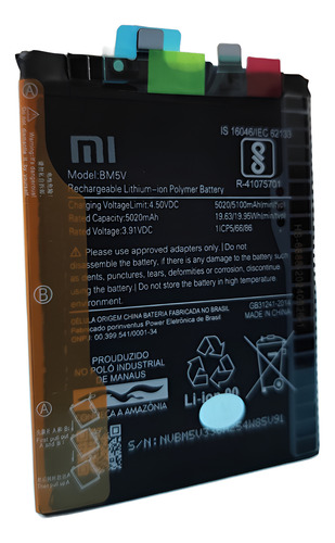 Flex Carga Bateria Bm5v P/ Note 13 Pro 5g | Poco X6 5100mah