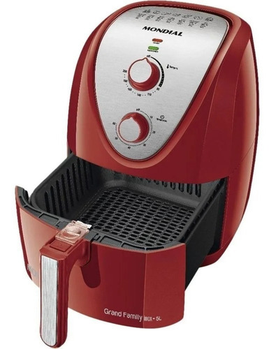 Fritadeira Mondial Special Line 5 Litros Inox-afn-50ri 127v Cor Vermelho 127