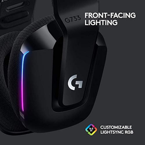 Auriculares Inalámbricos Logitech G733 Con Rgb Y Micrófono B