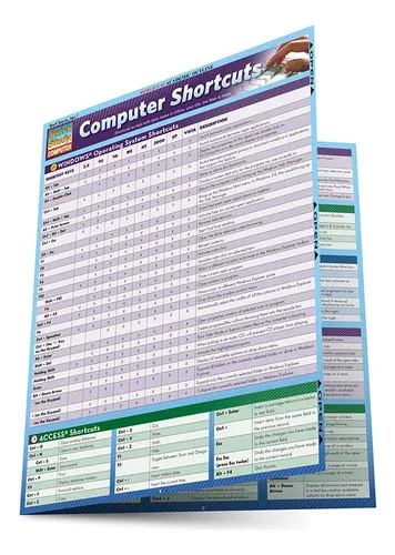 Book : Computer Shortcuts (quick Study Computer) -...