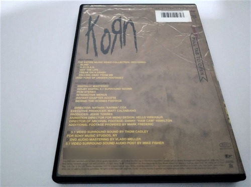 Dvd Korn Deuce Live - Nu Metal Rock - Lea Descripción (Usado)
