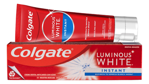 Kit 2 Pasta Dental Colgate Luminous White Instant 75 Ml C/u