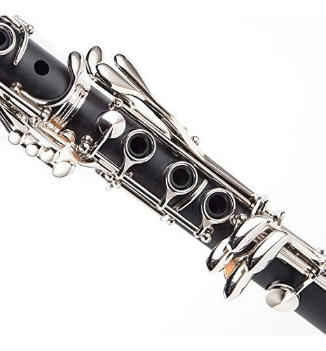 Clarinete Yanason B Flat 17 Key Con 2 Barriles, Estuche, Sop
