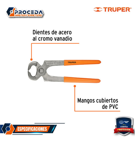 Tenaza Para Carpintero 6 , Truper 17385