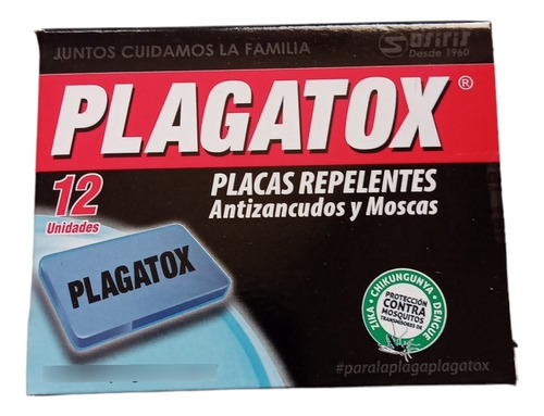 Placas Repelentes Anti Zancudos Y Moscas Plagatox