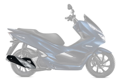 Protetor Proteção Escapamento Pcx 150 2019 A 2022 Plasmoto
