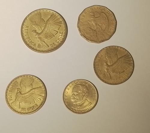 Centésimos Y Escudos Años 1965, 1969, 1970, 1971 Y 1974 (Usado)