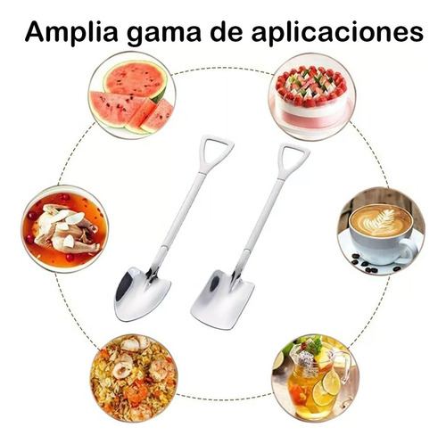 A Juego De Cucharas De Postre En Forma De Pala, 80 Piezas